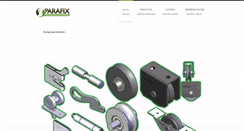 Desktop Screenshot of metalurgicaparafix.com.br