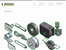 Tablet Screenshot of metalurgicaparafix.com.br